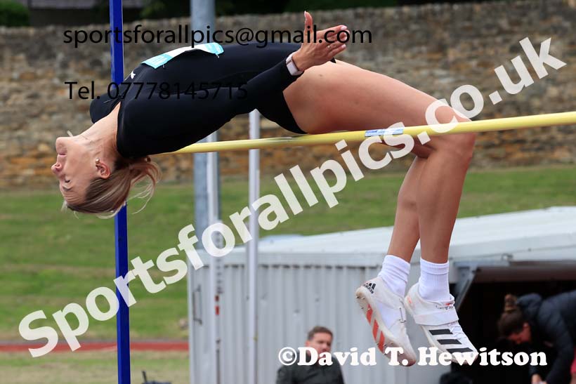 Womens Heptathlon High Jump, 2024 EAP International Combined events, Hewcham, Northumberland.  Photo: David T. Hewitson/Sports for All Pics
